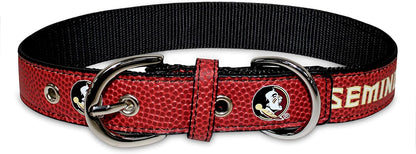 Best Dog Collar. New NCAA Signature PRO Pvc-Leather Premium PET Collars. Extra Tough & Durable! Super Stylish! 50+ Football Teams, 3