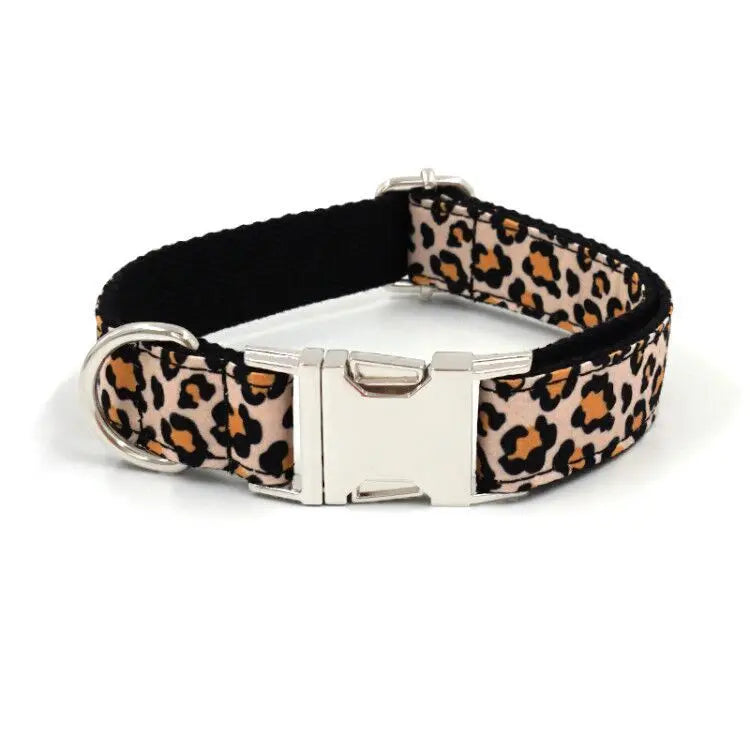 Trendy Products 2024 Spring and Summer Fashion Print Dog Cooling Collar Training Collar Adjustable Dog Polyester Dog Collar