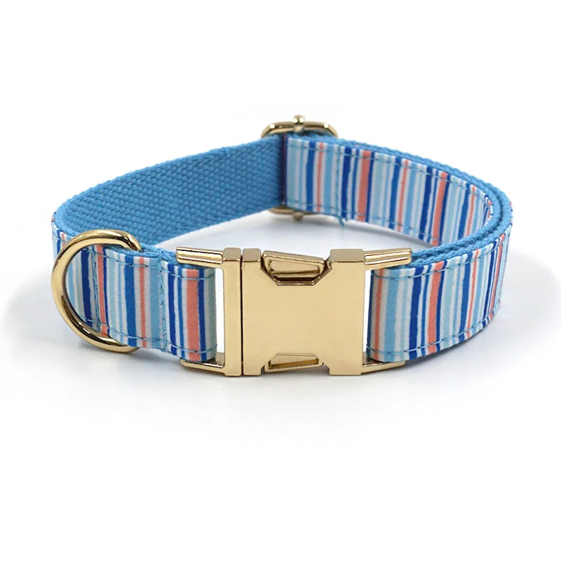 Trendy Products 2024 Spring and Summer Fashion Print Dog Cooling Collar Training Collar Adjustable Dog Polyester Dog Collar