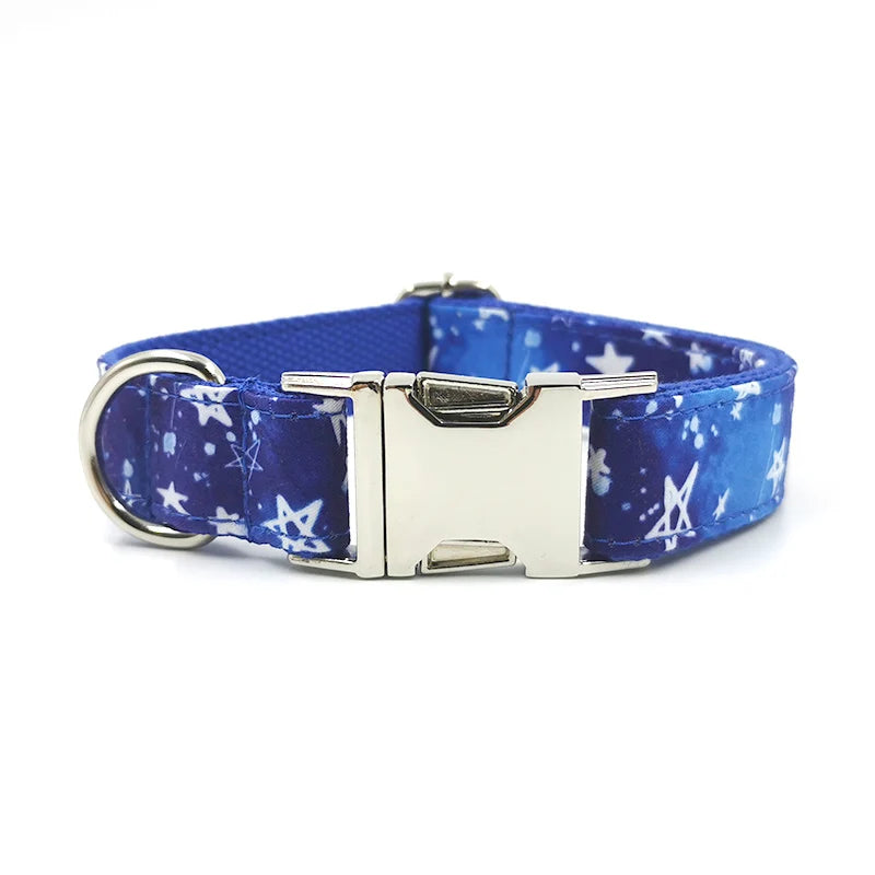 Trendy Products 2024 Spring and Summer Fashion Print Dog Cooling Collar Training Collar Adjustable Dog Polyester Dog Collar