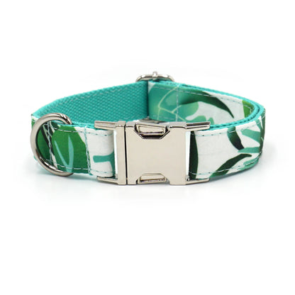 Trendy Products 2024 Spring and Summer Fashion Print Dog Cooling Collar Training Collar Adjustable Dog Polyester Dog Collar