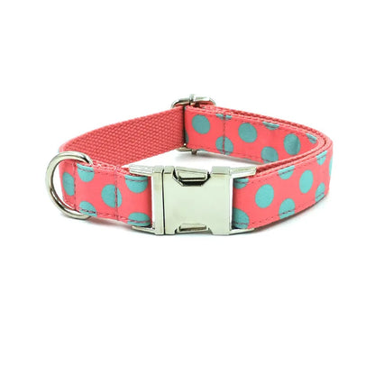 Trendy Products 2024 Spring and Summer Fashion Print Dog Cooling Collar Training Collar Adjustable Dog Polyester Dog Collar