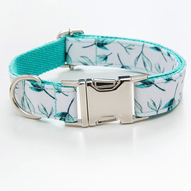 Trendy Products 2024 Spring and Summer Fashion Print Dog Cooling Collar Training Collar Adjustable Dog Polyester Dog Collar