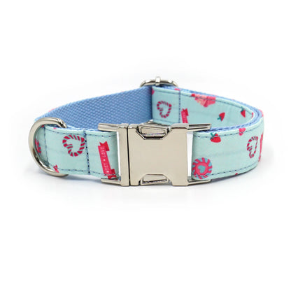 Trendy Products 2024 Spring and Summer Fashion Print Dog Cooling Collar Training Collar Adjustable Dog Polyester Dog Collar