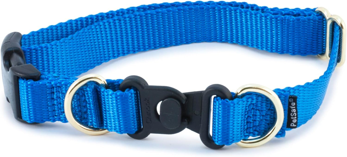 Keepsafe Collar for Dogs - Protects against Collar Accidents - Long Lasting - Durable - Adjustable - Breakaway - Outdoor-Safe - Large - 1 In. Wide - Black