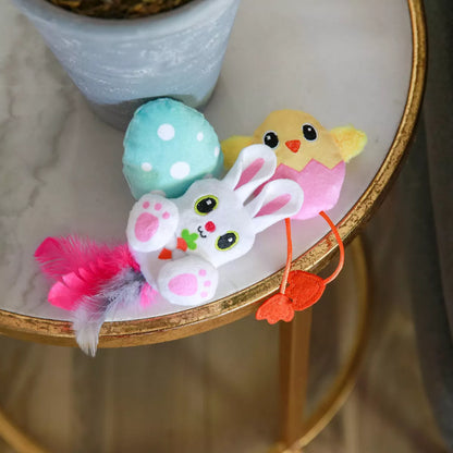 Quirky Kitty Runaway Egg Cat Plush Toy