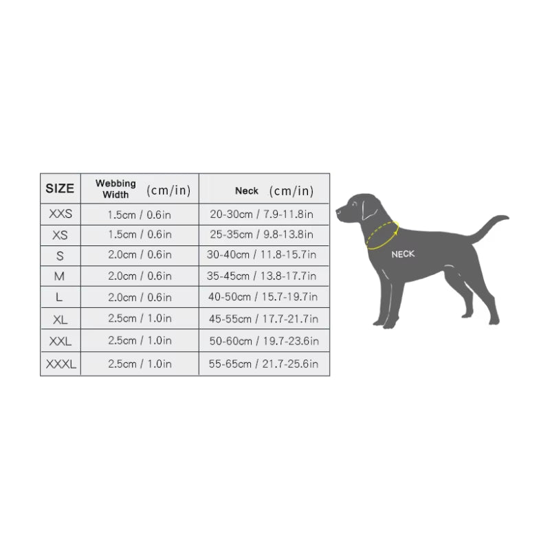 P Chain Pet Reflective Collar Nylon Best Neoprene Padded Half Choke Training Lightweight Washable Sports YC1852