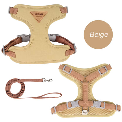 Cozy Soft Cat Harness and Leash for Walking Adjustable Pet Harnesses for Cats Gotas Katten Kleding Kitten Mascotas Accessories