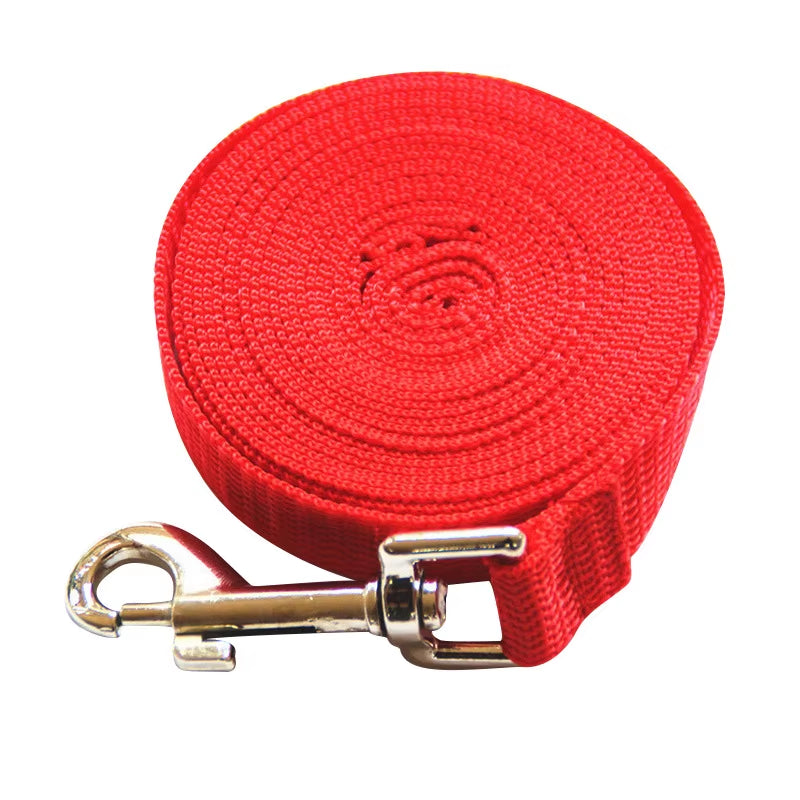 1.5 1.8 3 6 10 15 20 30 50M Solid Dog Leash for Large Dogs Pet Puppy Walking Training Lead Rope Big Dog Nylon Rope Long Leashes