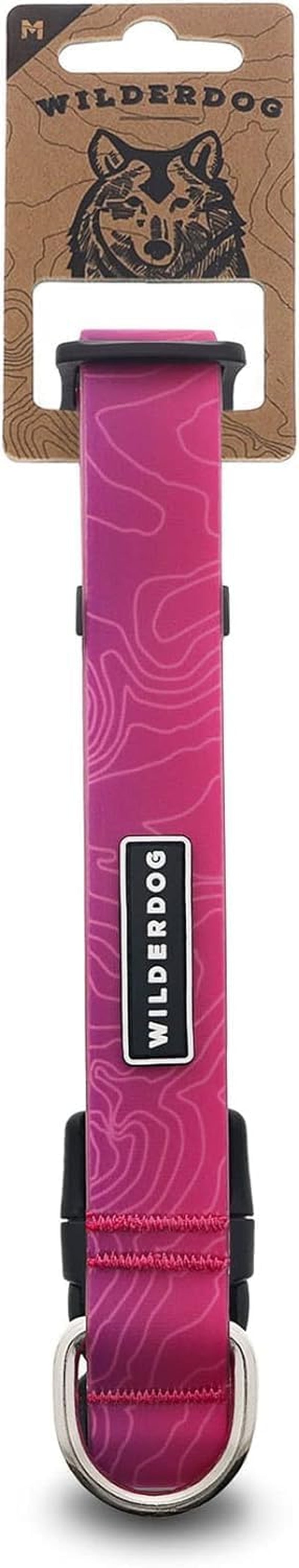 Waterproof Dog Collar - Repels Water & Dirt - Medium 13"-18" - Olive