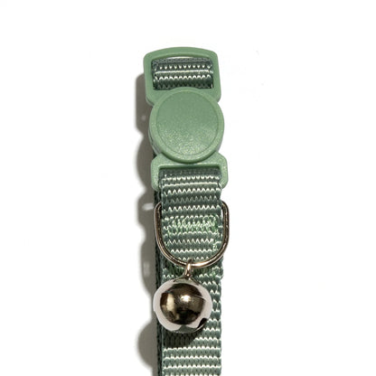 , Solid Breakaway Fashion Cat Collar, Sage, OS
