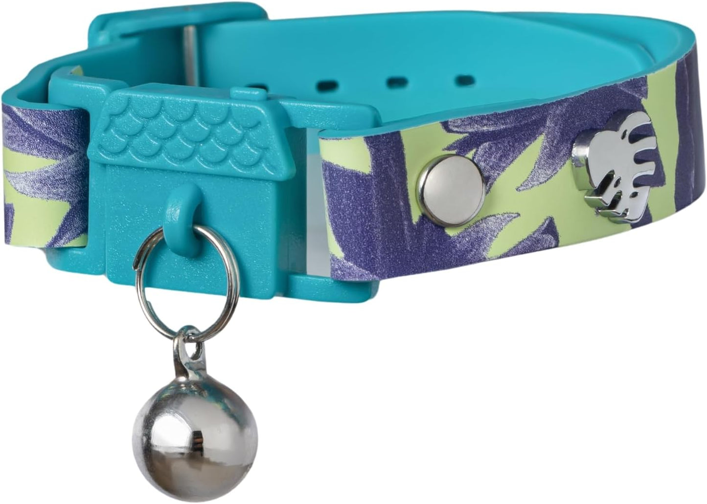 Tangerine Cat Collar with Bell. Breakaway Collar. Won'T Rub Fur. Lightweight, Soft & Comfy