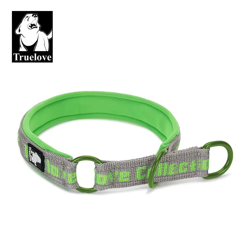 P-Chain Nylon Pet Collar Adjustable Reflective SBR Neoprene Pull-Resistant Explosion-Proof Dog and Cat Travel TLC5371