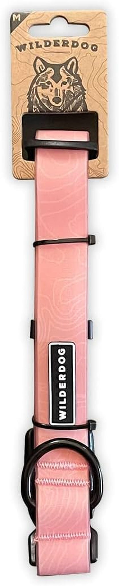 Waterproof Dog Collar - Repels Water & Dirt - Medium 13"-18" - Olive
