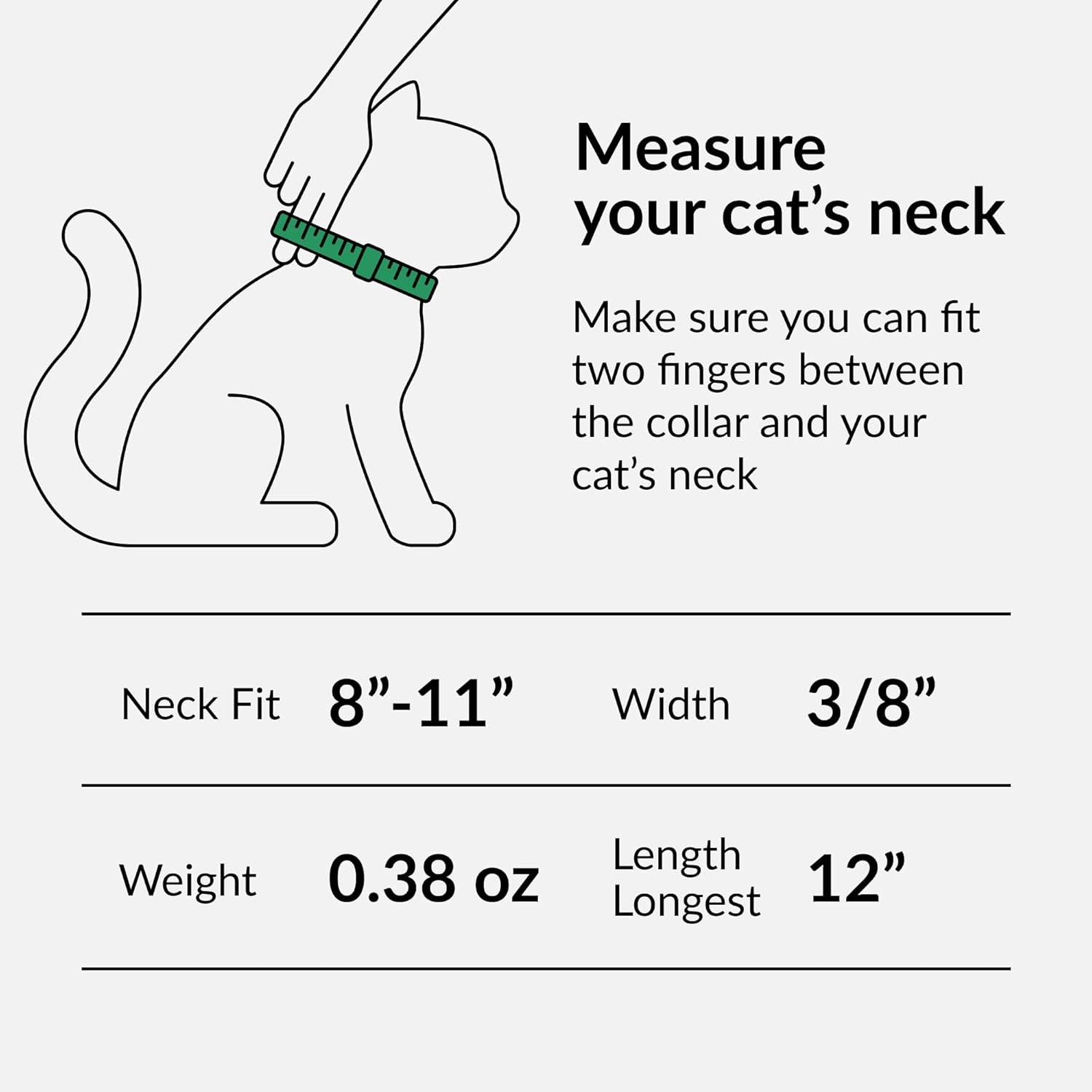 Leather Cat Collar with Removable Bell – Safety Elastic Strap (Breakaway Alternative) – Kitten Collar for Small & Big Boy & Girl Cats