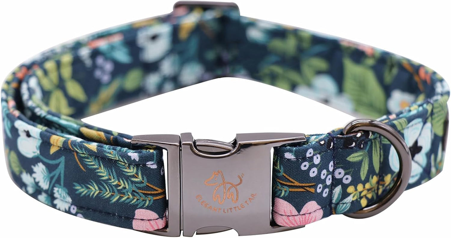 Dog Collar, Sunflower Pattern Pet Collar Durable Cute Dog Collars Summer Fall Female Pet Gift Adjustable Dog Collar for Medium Dogs
