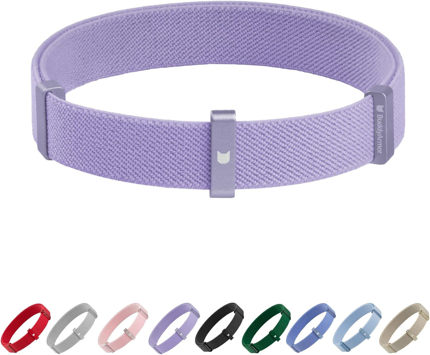 Safety Cat Collar - U.S. IDA Gold Awarding Design, Stretch Elastic Quick Release, Non Breakaway - Light Weight for Kitten, Neck Fit 5.9'-11.8' for All Small Large Cat,S(Cocoa)