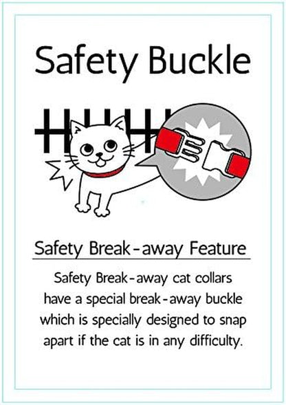 Chirimen Cat Collar with Clover Bell (Navy) with Bell Safety Breakaway Soft Lightweight for Cats Kitty Kitten Japanese Stylish Pattern, No.1 Seller in Japan