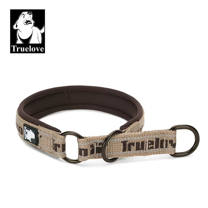 P-Chain Nylon Pet Collar Adjustable Reflective SBR Neoprene Pull-Resistant Explosion-Proof Dog and Cat Travel TLC5371