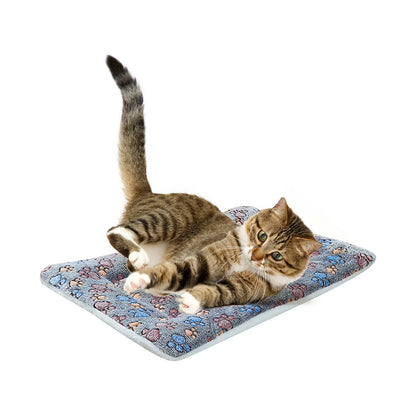 Reversible Dog Crate Pad Soft Fluffy Pet Kennel Beds Dog Sleeping Mattress for Large Medium Small Dogs, 19 X 12.6 Inch