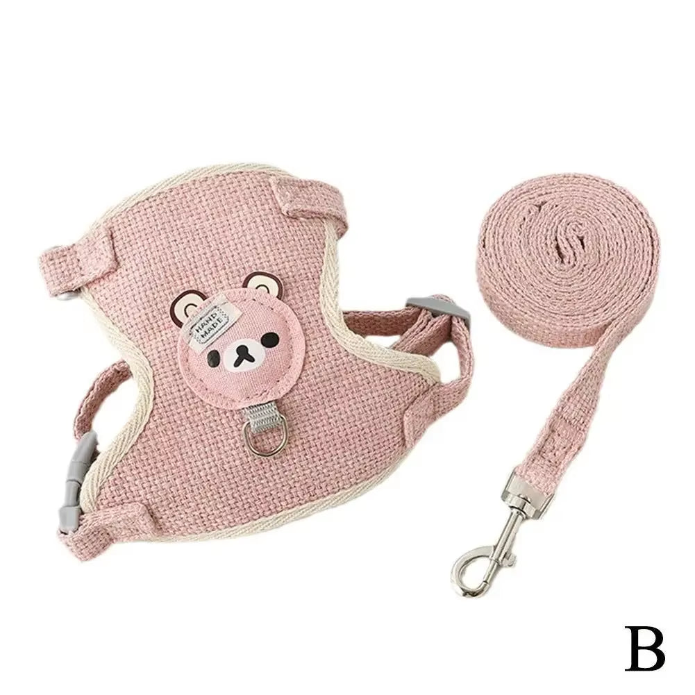 Kittens Harness Pet Collar Supplies for Cats Small Breeds Products Pets Collars Kitten Products Pet Puppy Harness Things