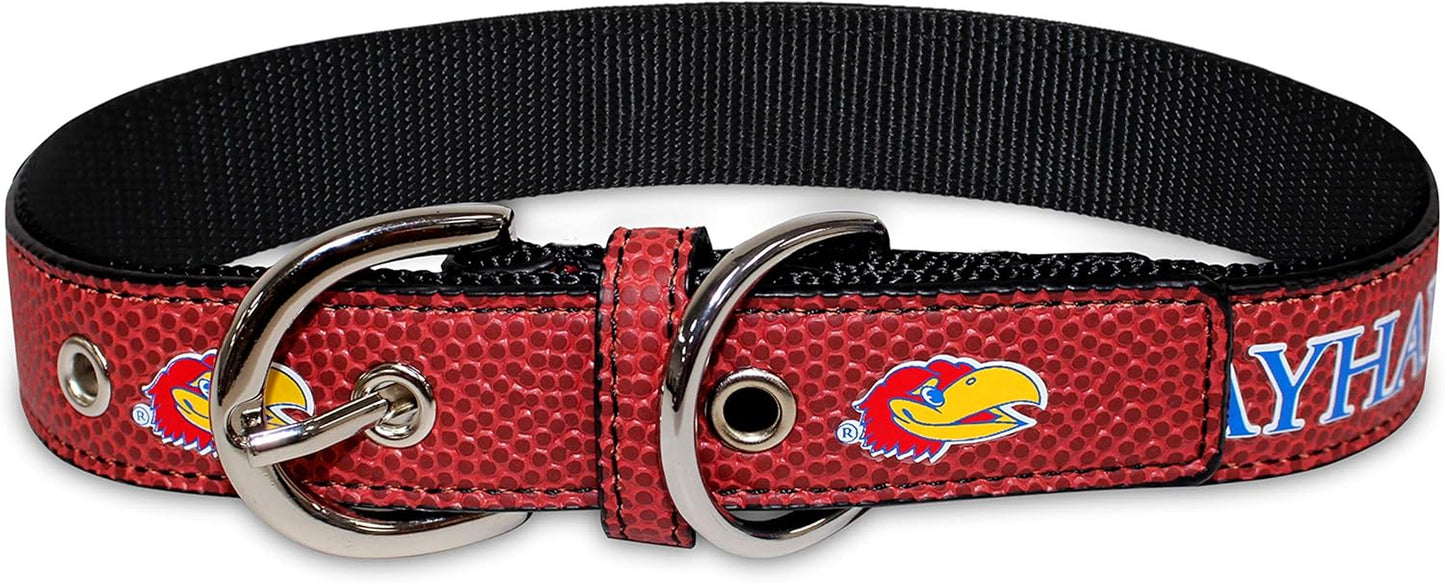 Best Dog Collar. New NCAA Signature PRO Pvc-Leather Premium PET Collars. Extra Tough & Durable! Super Stylish! 50+ Football Teams, 3