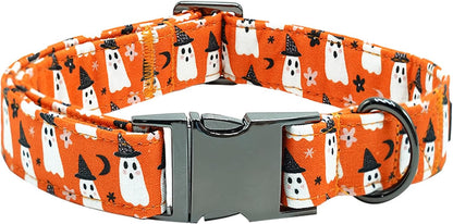 Dog Collars, Plaid Print Pet Collar Durable Metal Collar Soft Girl Boy Dog Collars Adjustable Dog Collar for Large Dogs