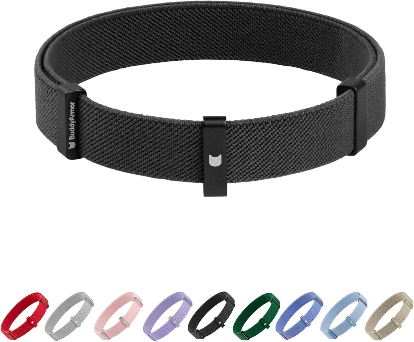 Safety Cat Collar - U.S. IDA Gold Awarding Design, Stretch Elastic Quick Release, Non Breakaway - Light Weight for Kitten, Neck Fit 5.9'-11.8' for All Small Large Cat,S(Cocoa)