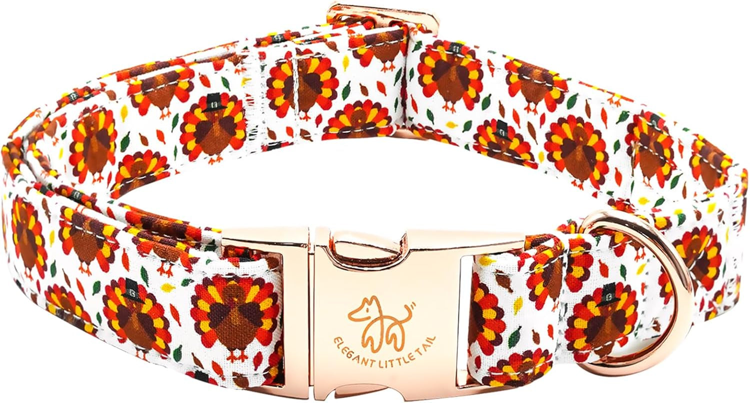 Dog Collar, Sunflower Pattern Pet Collar Durable Cute Dog Collars Summer Fall Female Pet Gift Adjustable Dog Collar for Medium Dogs
