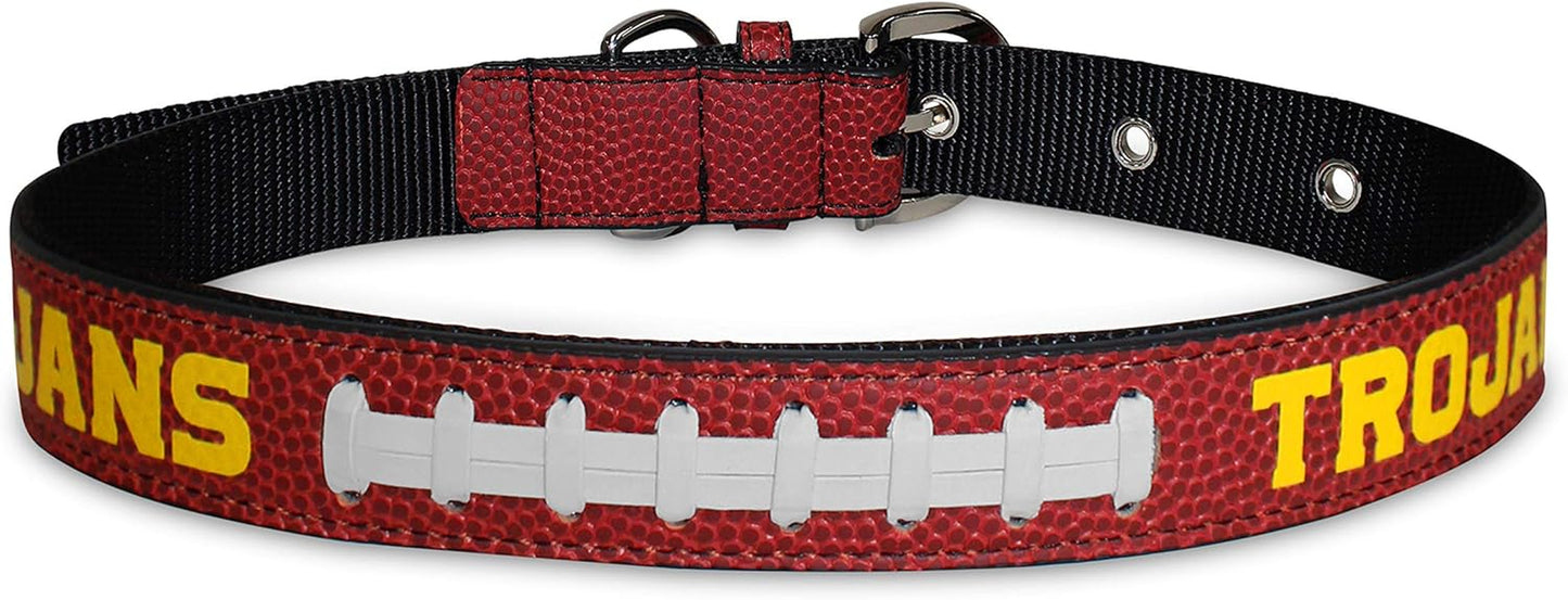 Best Dog Collar. New NCAA Signature PRO Pvc-Leather Premium PET Collars. Extra Tough & Durable! Super Stylish! 50+ Football Teams, 3