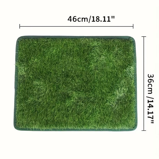 Simulation Lawn Dog Toilet Training Mat Washable Pet Urine Mat Dog Toilet Replacement Pad Eco-Friendly Non-Slip Pet Accessory