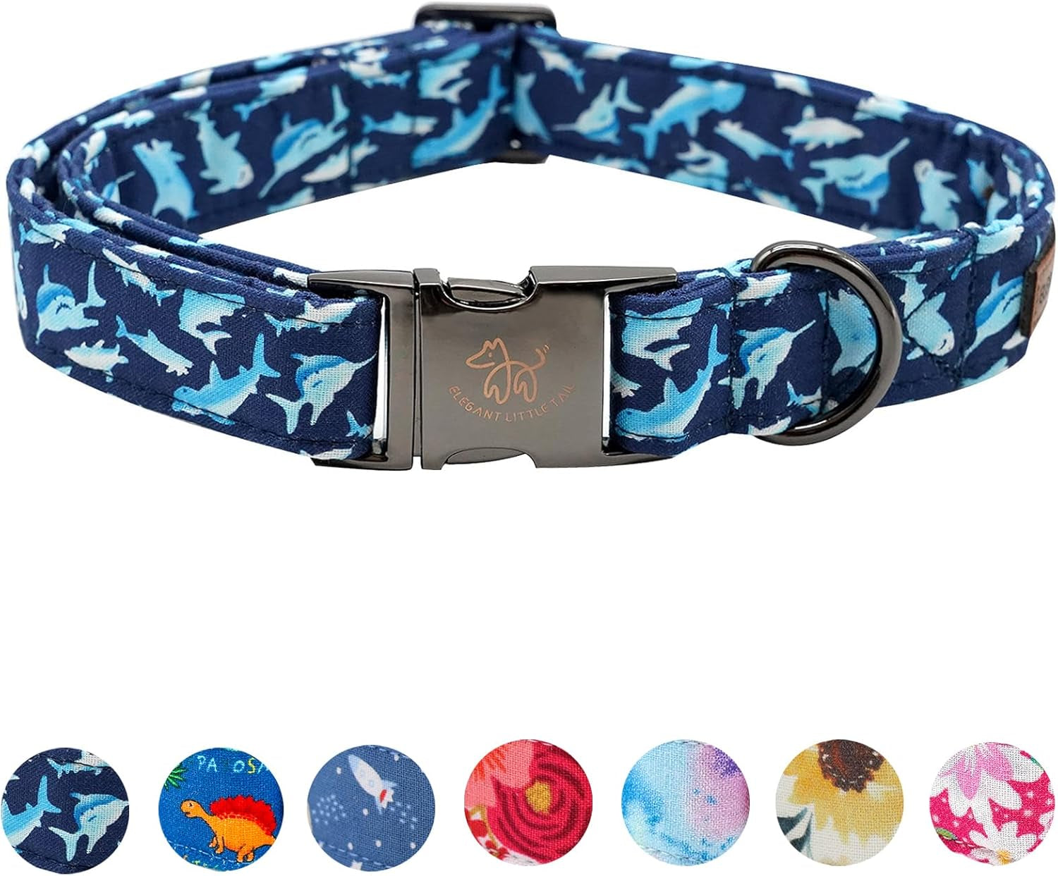 Dog Collar, Sunflower Pattern Pet Collar Durable Cute Dog Collars Summer Fall Female Pet Gift Adjustable Dog Collar for Medium Dogs