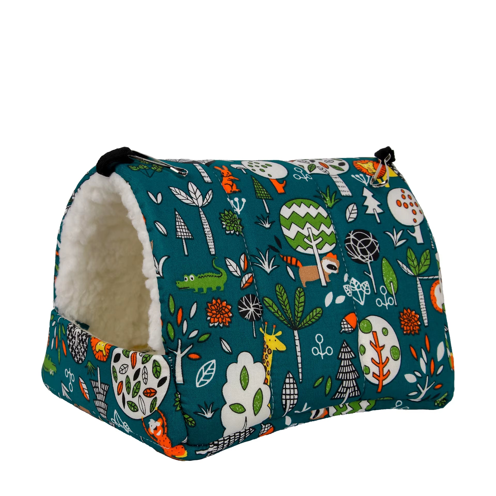 Hamster House Warm Soft Beds and Houses Rodent Cage Printed Hammock for Rats Cotton Guinea Pig Accessories Small Animals 햄스터