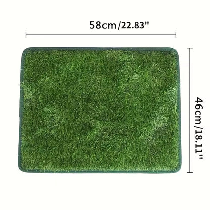 Simulation Lawn Dog Toilet Training Mat Washable Pet Urine Mat Dog Toilet Replacement Pad Eco-Friendly Non-Slip Pet Accessory