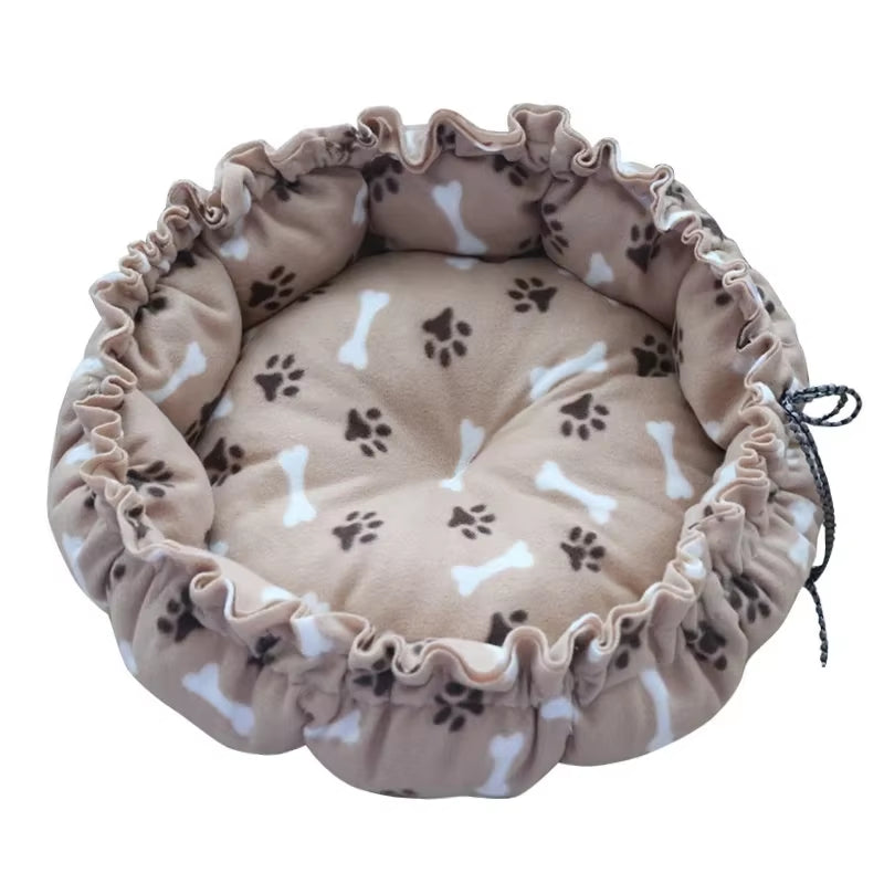 Drawstring Creative Soft Warm Nest Dual-Use Adjustable Pet Bed Nest Bed Pet Cushion for Cats Puppies Pet Supplies