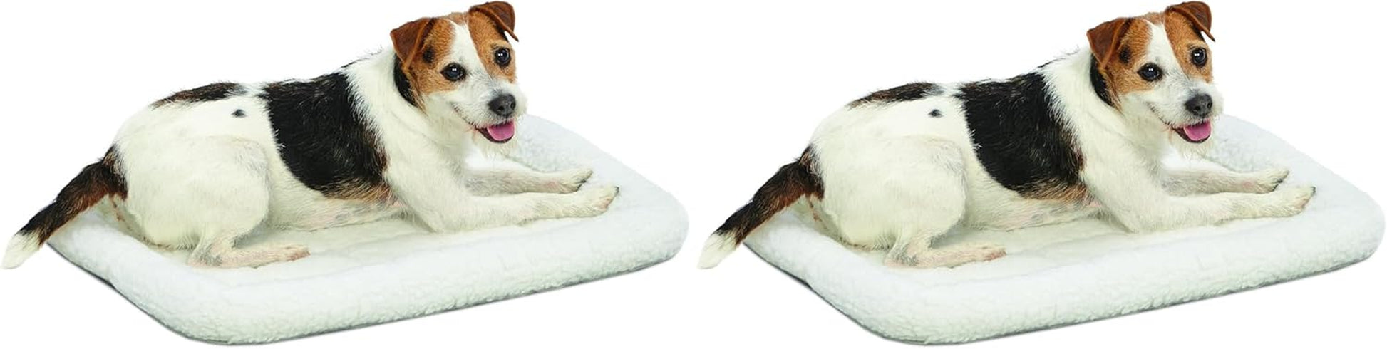 Cozy Gray Faux Fur Bolster Dog Bed - Ultra-Soft, Machine Washable, Perfect for XXS Dogs and Cats in 18-Inch Crates and Carriers