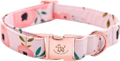 Dog Collar, Sunflower Pattern Pet Collar Durable Cute Dog Collars Summer Fall Female Pet Gift Adjustable Dog Collar for Medium Dogs