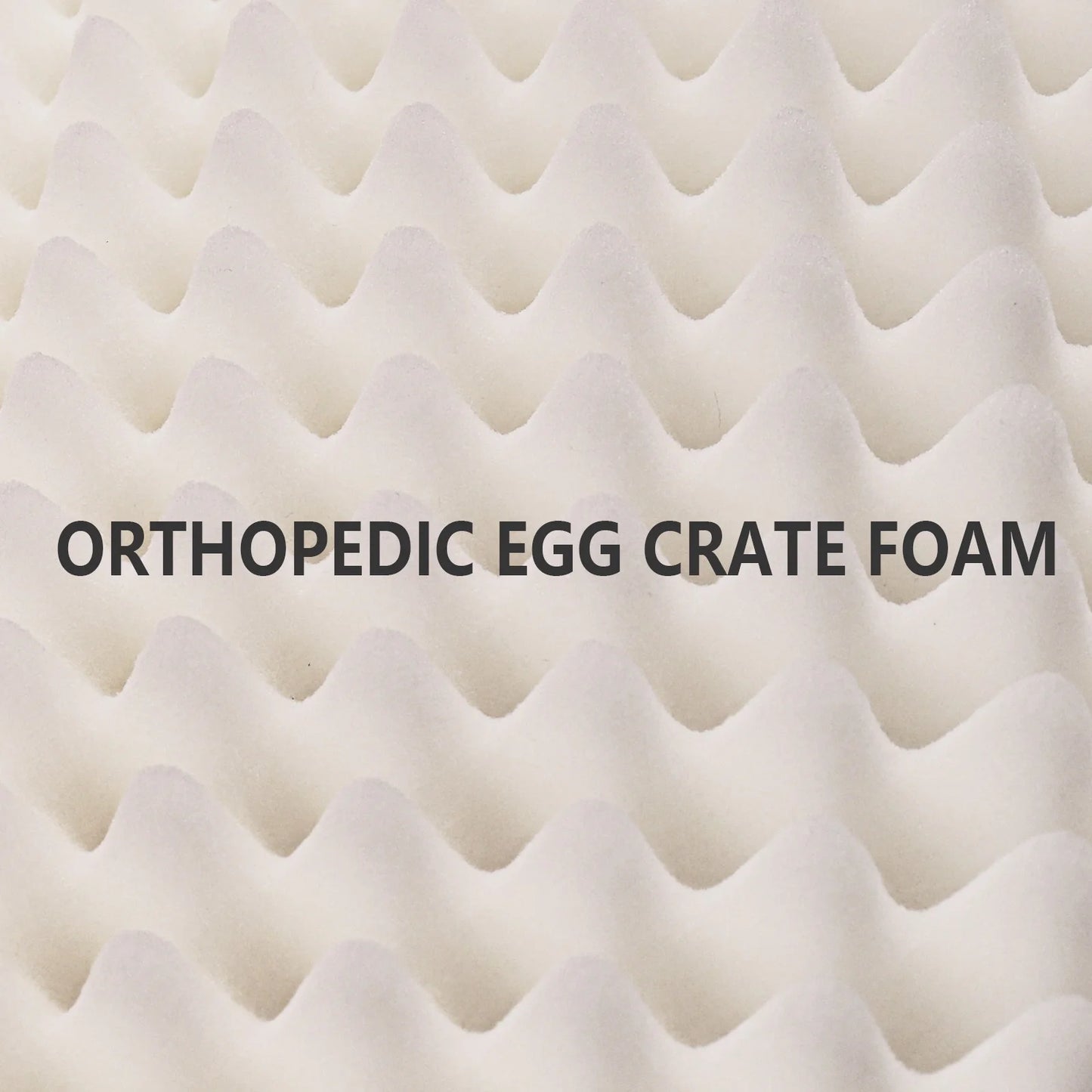 Checkered Orthopedic Pet Bed for Medium Dogs 36"X24", Waterproof Removable Washable Cover, Black
