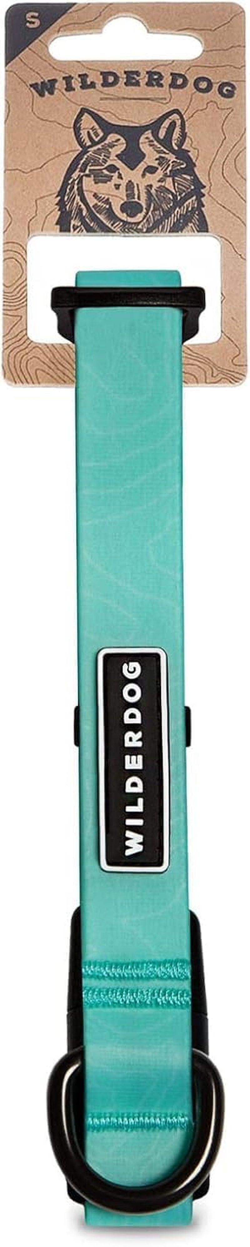 Waterproof Dog Collar - Repels Water & Dirt - Medium 13"-18" - Olive
