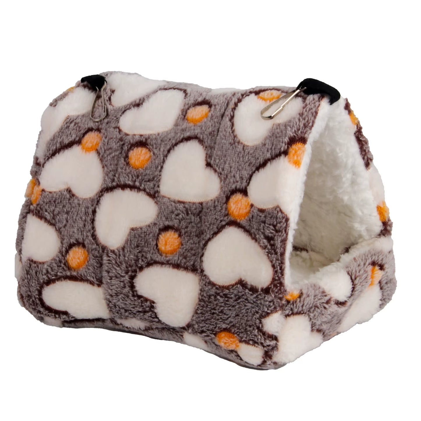 Hamster House Warm Soft Beds and Houses Rodent Cage Printed Hammock for Rats Cotton Guinea Pig Accessories Small Animals 햄스터