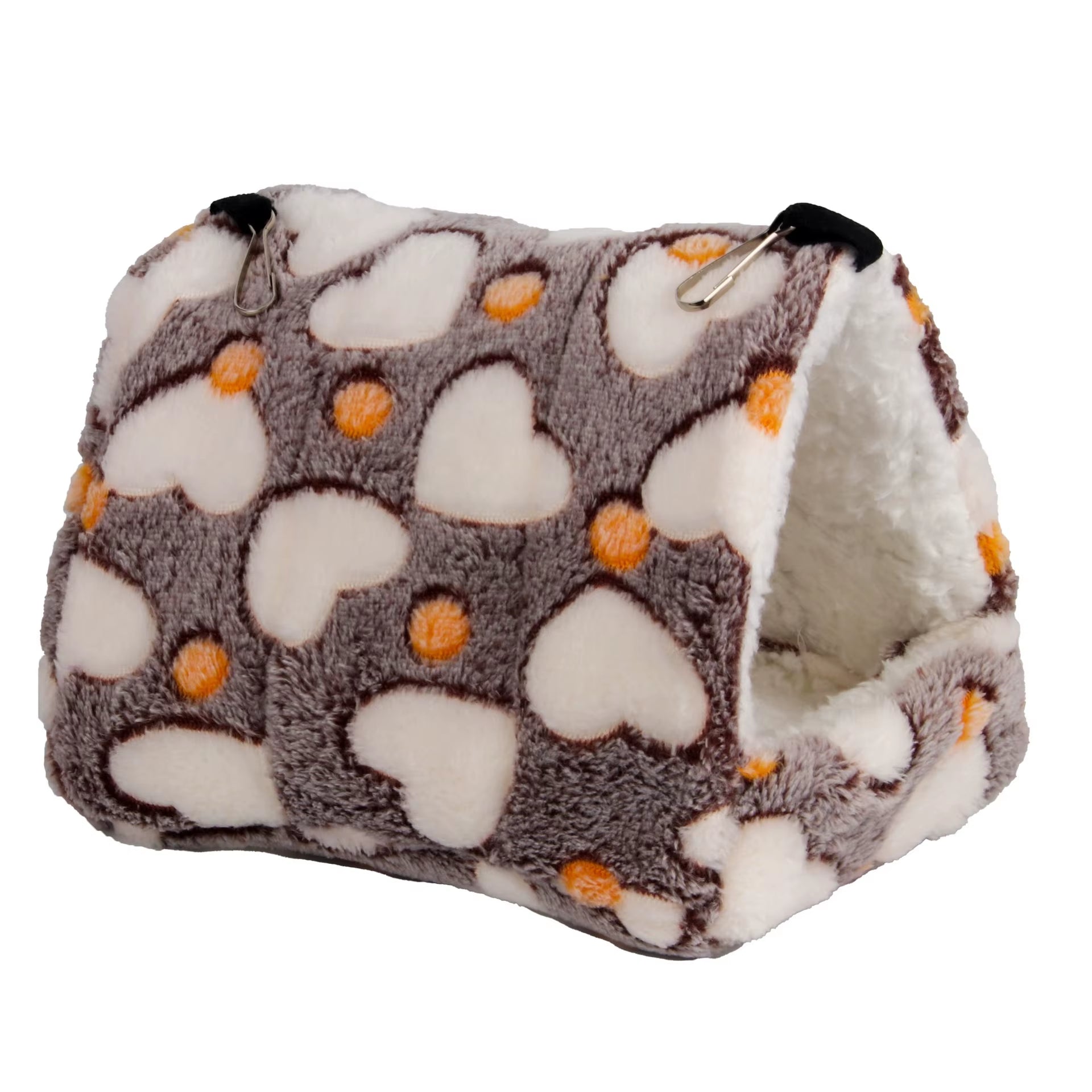 Hamster House Warm Soft Beds and Houses Rodent Cage Printed Hammock for Rats Cotton Guinea Pig Accessories Small Animals 햄스터