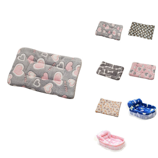 Cats Bed Cats Cushion Winter Thick Warm Mattress Pet Sleeping Pad Indoor Cats Bed Soft Comfy Non-Slip Pet Bed Suitable for Small Cats and Dogs 16.2X9.8In