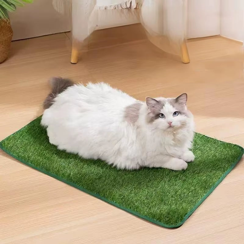 Simulation Lawn Dog Toilet Training Mat Washable Pet Urine Mat Dog Toilet Replacement Pad Eco-Friendly Non-Slip Pet Accessory