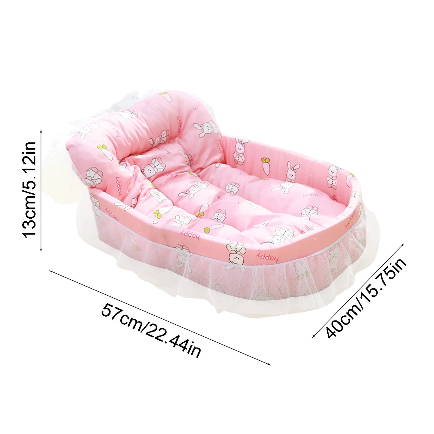 Clearance  Dog Bed Medium Size Dogs, Cat Beds for Indoor Cats, Pet Bed for Puppy and Kitty, Washable, Extra Soft, Anti-Slip Bottom