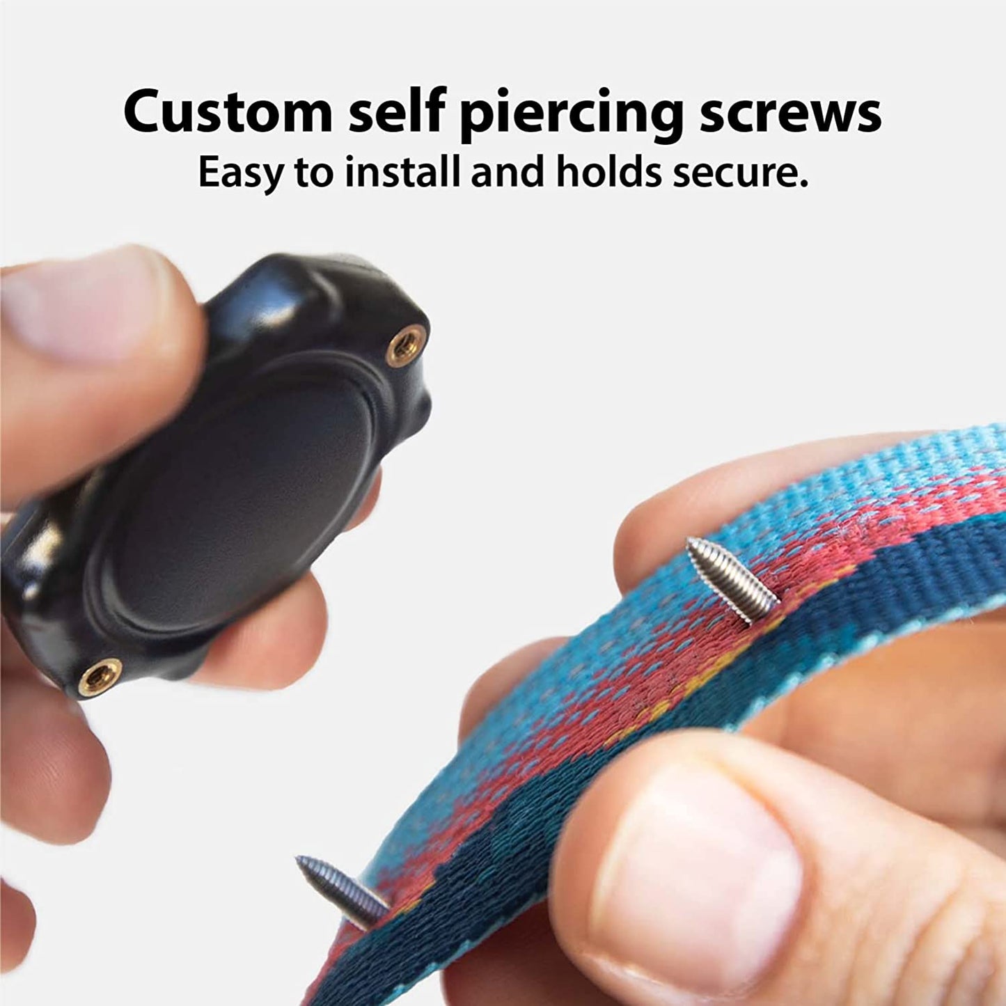 Airtag Dog Collar Holder - Tagvault™ - Secure Thru-Mount, IP69 Waterproof, Doesn'T Dangle, Fits All Width Collars