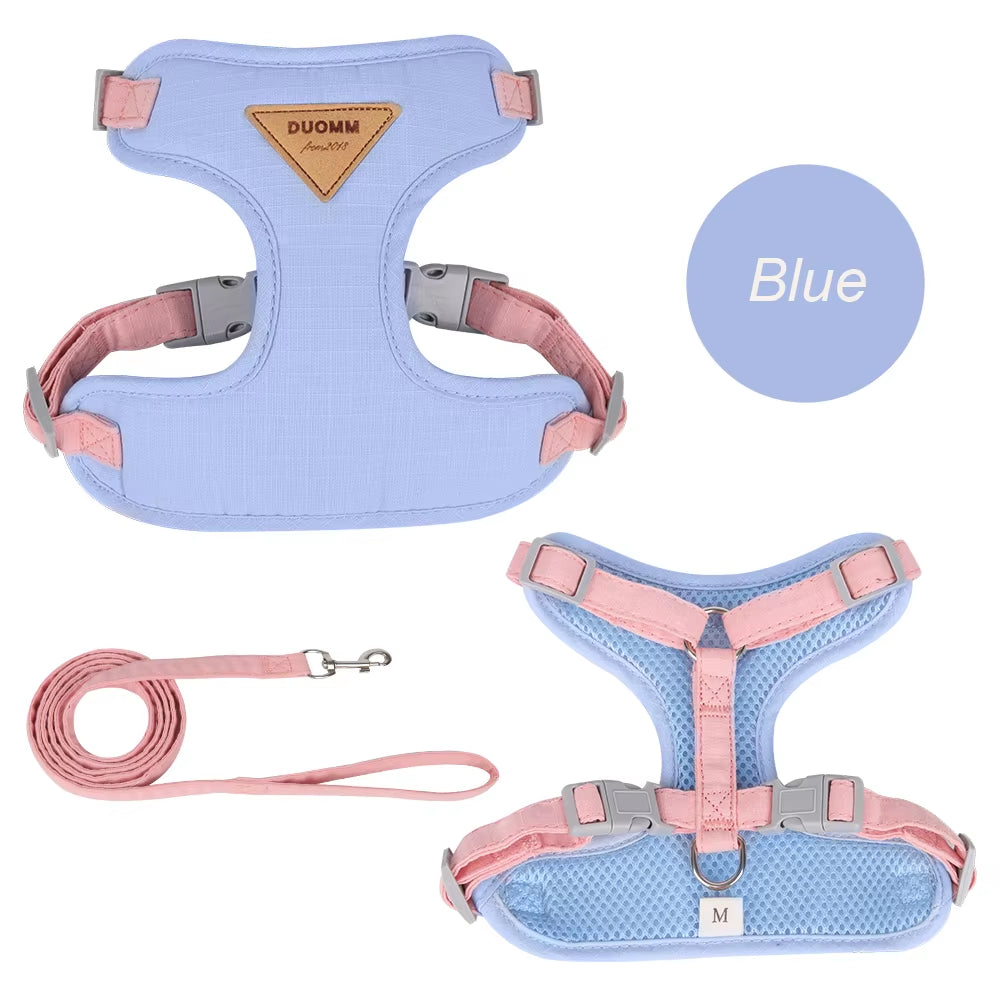 Cozy Soft Cat Harness and Leash for Walking Adjustable Pet Harnesses for Cats Gotas Katten Kleding Kitten Mascotas Accessories