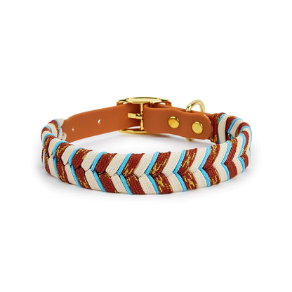 Pet Supplies Handmade Dog Collar Fashion Colorful Design Cat Neck Ring for Outdoor Walking Dog Collar High-End Adjustable Collar