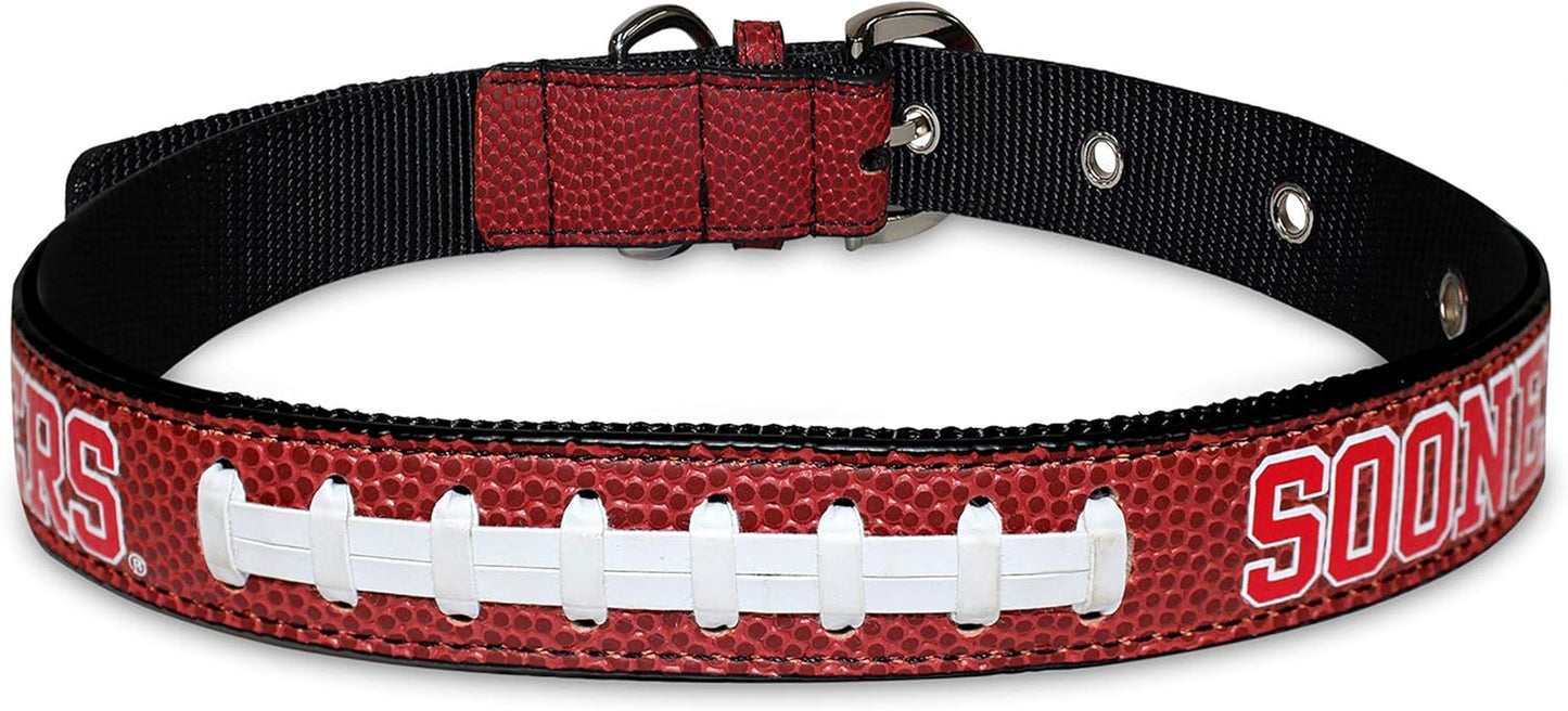 Best Dog Collar. New NCAA Signature PRO Pvc-Leather Premium PET Collars. Extra Tough & Durable! Super Stylish! 50+ Football Teams, 3