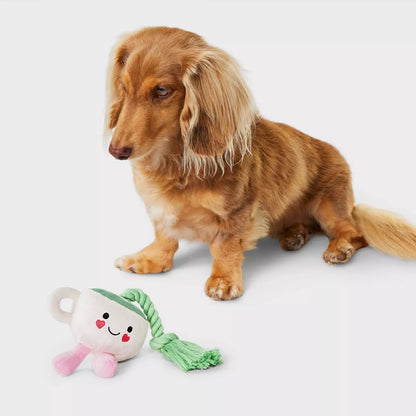 11.7" Matcha Plush Rope Dog Toy - Boots & Barkley™
