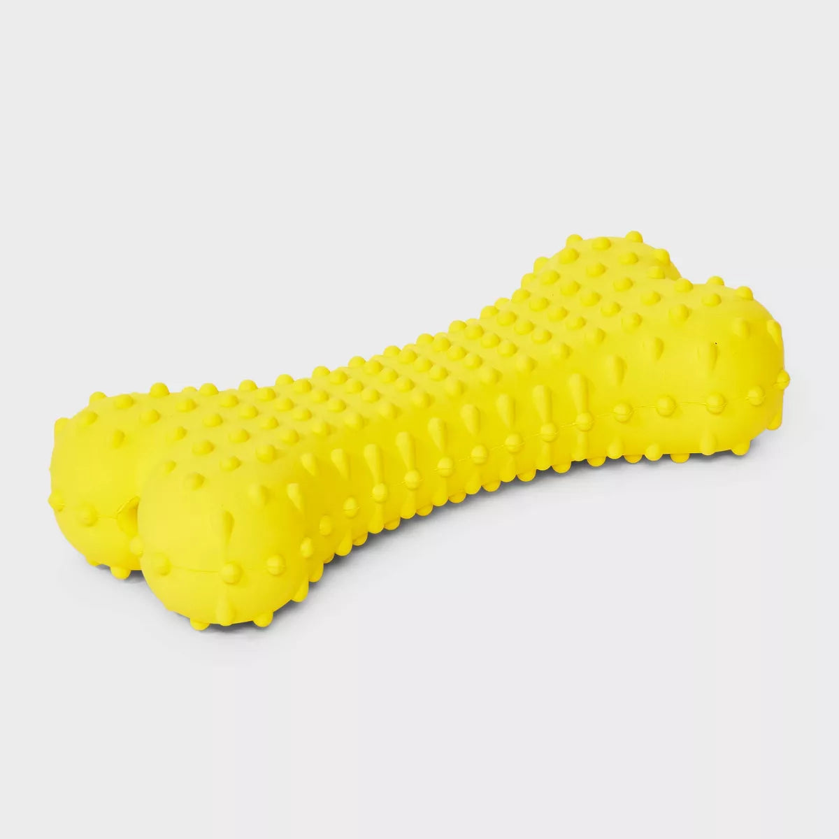 Rubber Bone Dog Toy - Boots & Barkley™ Yellow